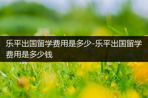 乐平出国留学费用是多少-乐平出国留学费用是多少钱