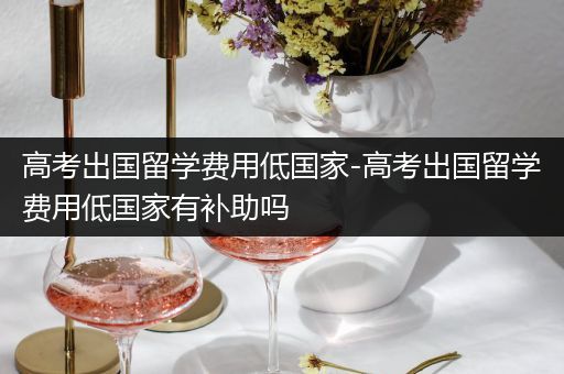 高考出国留学费用低国家-高考出国留学费用低国家有补助吗