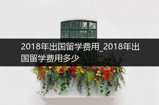 2018年出国留学费用_2018年出国留学费用多少