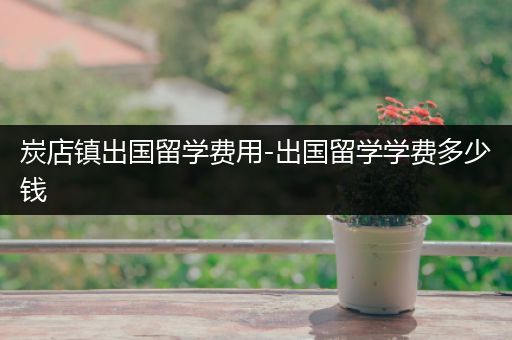 炭店镇出国留学费用-出国留学学费多少钱