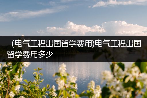 （电气工程出国留学费用)电气工程出国留学费用多少
