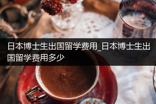 日本博士生出国留学费用_日本博士生出国留学费用多少