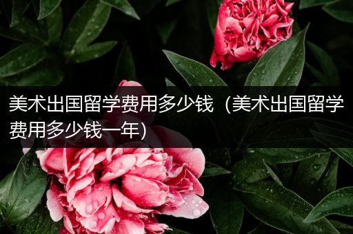 美术出国留学费用多少钱（美术出国留学费用多少钱一年）