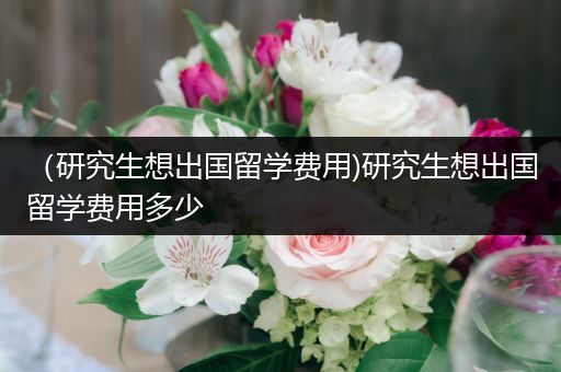 （研究生想出国留学费用)研究生想出国留学费用多少