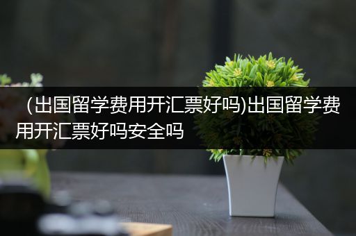 （出国留学费用开汇票好吗)出国留学费用开汇票好吗安全吗