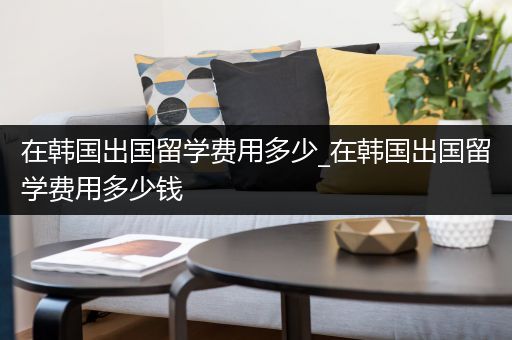 在韩国出国留学费用多少_在韩国出国留学费用多少钱