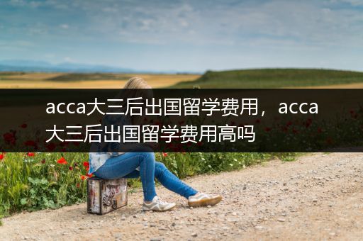 acca大三后出国留学费用，acca大三后出国留学费用高吗