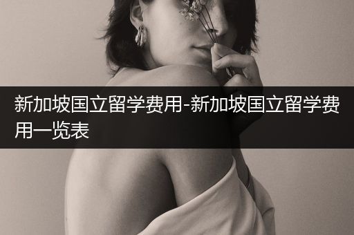 新加坡国立留学费用-新加坡国立留学费用一览表