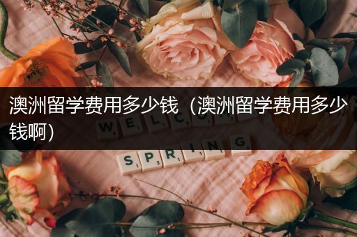 澳洲留学费用多少钱（澳洲留学费用多少钱啊）