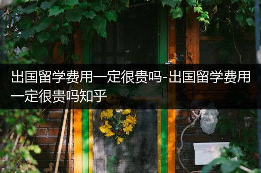 出国留学费用一定很贵吗-出国留学费用一定很贵吗知乎