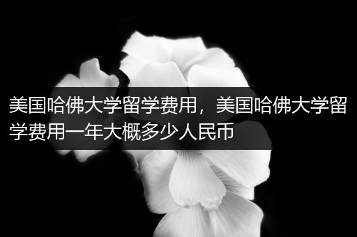 美国哈佛大学留学费用，美国哈佛大学留学费用一年大概多少人民币
