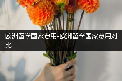 欧洲留学国家费用-欧洲留学国家费用对比