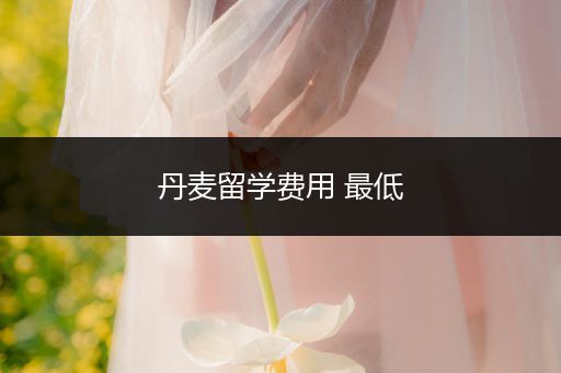 丹麦留学费用 最低