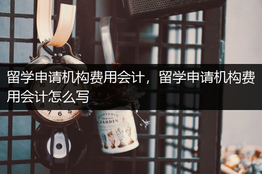 留学申请机构费用会计，留学申请机构费用会计怎么写