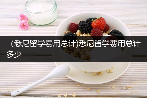 （悉尼留学费用总计)悉尼留学费用总计多少