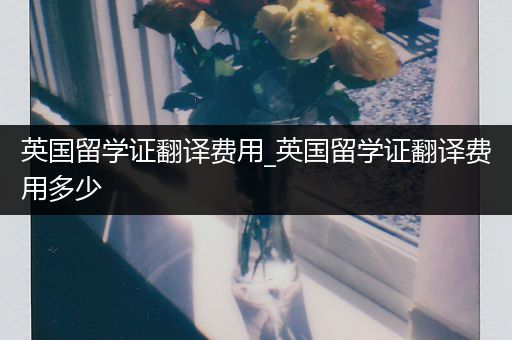 英国留学证翻译费用_英国留学证翻译费用多少