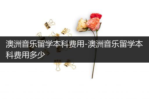 澳洲音乐留学本科费用-澳洲音乐留学本科费用多少