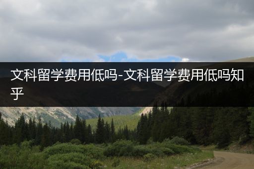 文科留学费用低吗-文科留学费用低吗知乎