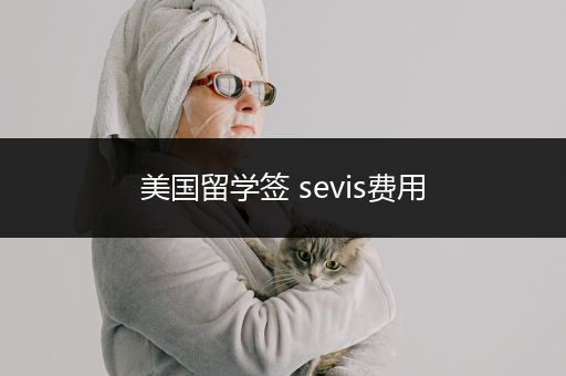 美国留学签 sevis费用