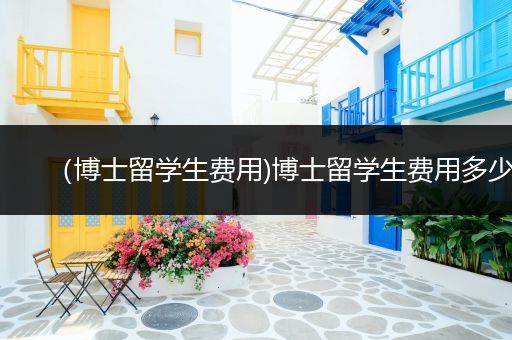 （博士留学生费用)博士留学生费用多少