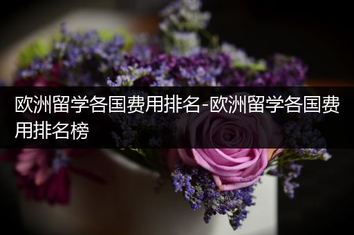 欧洲留学各国费用排名-欧洲留学各国费用排名榜