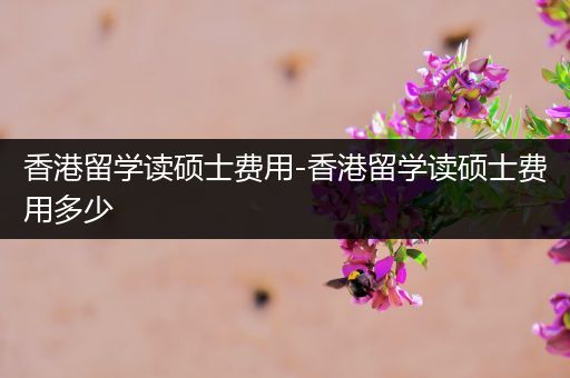香港留学读硕士费用-香港留学读硕士费用多少