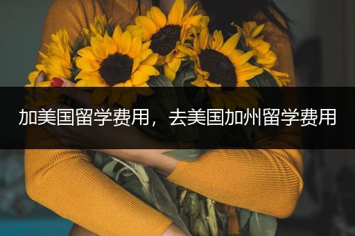 加美国留学费用，去美国加州留学费用