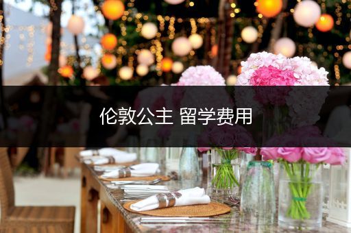 伦敦公主 留学费用