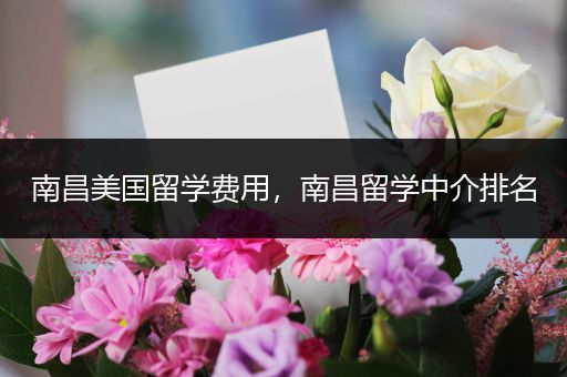 南昌美国留学费用，南昌留学中介排名