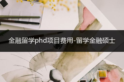 金融留学phd项目费用-留学金融硕士