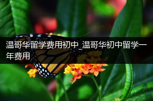 温哥华留学费用初中_温哥华初中留学一年费用