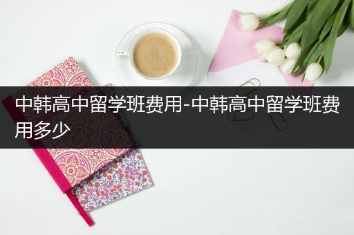 中韩高中留学班费用-中韩高中留学班费用多少