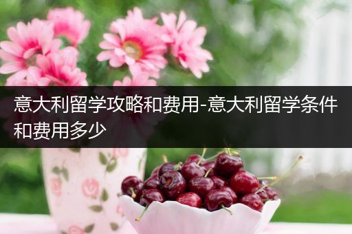 意大利留学攻略和费用-意大利留学条件和费用多少