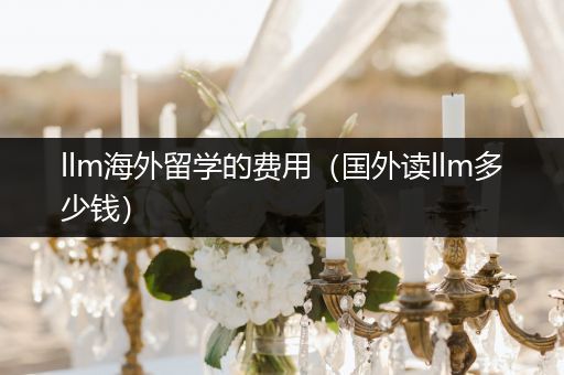 llm海外留学的费用（国外读llm多少钱）
