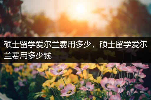 硕士留学爱尔兰费用多少，硕士留学爱尔兰费用多少钱