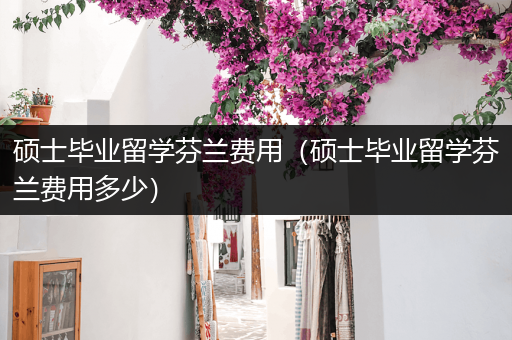 硕士毕业留学芬兰费用（硕士毕业留学芬兰费用多少）