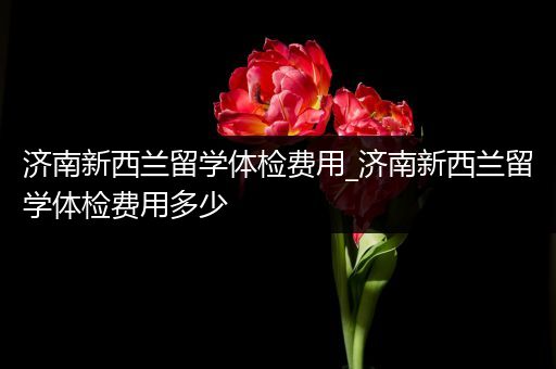 济南新西兰留学体检费用_济南新西兰留学体检费用多少