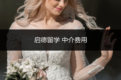 启德留学 中介费用