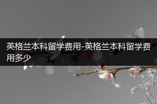 英格兰本科留学费用-英格兰本科留学费用多少