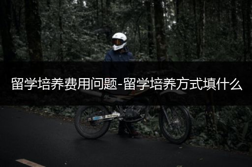 留学培养费用问题-留学培养方式填什么