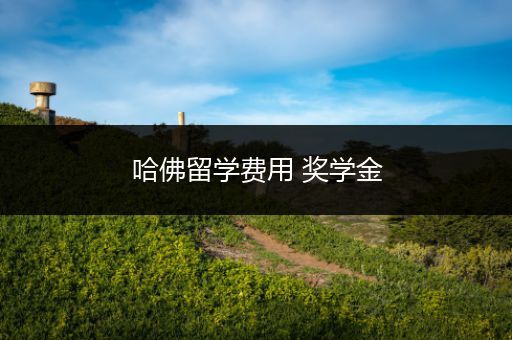 哈佛留学费用 奖学金