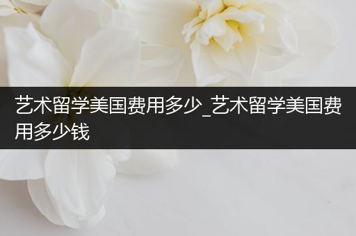 艺术留学美国费用多少_艺术留学美国费用多少钱