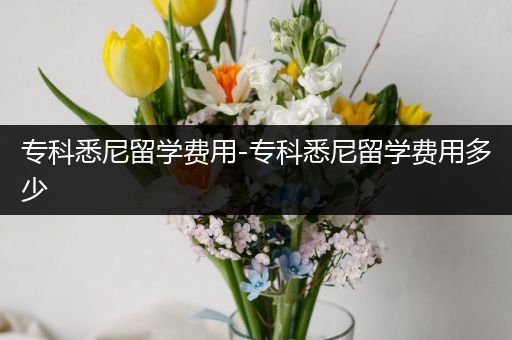 专科悉尼留学费用-专科悉尼留学费用多少
