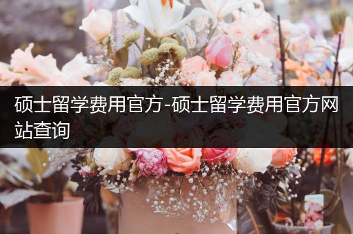 硕士留学费用官方-硕士留学费用官方网站查询