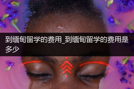 到缅甸留学的费用_到缅甸留学的费用是多少
