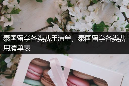 泰国留学各类费用清单，泰国留学各类费用清单表