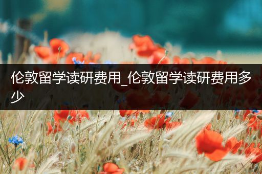 伦敦留学读研费用_伦敦留学读研费用多少