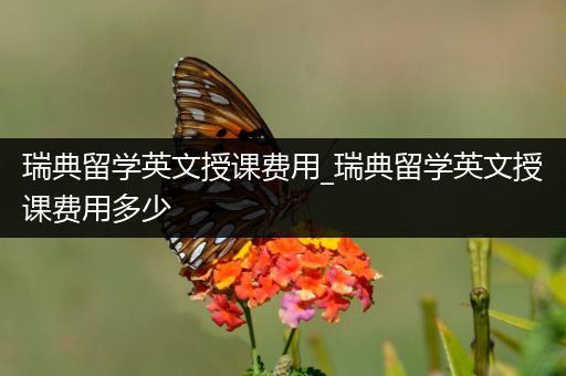 瑞典留学英文授课费用_瑞典留学英文授课费用多少