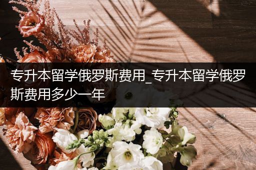 专升本留学俄罗斯费用_专升本留学俄罗斯费用多少一年