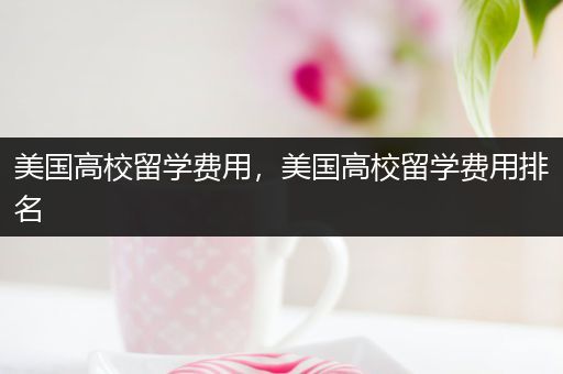 美国高校留学费用，美国高校留学费用排名
